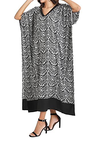 Image of Miss Lavish London Women's Kaftan- Kaftan Dress for Casual, Party, Evening, Vacation and Everyday Wear