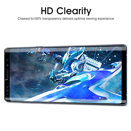 Otao (2 Pack) Tempered Glass Screen Protector For Samsung Galaxy Note 9 3D Curved Dot Matrix With Easy Installation Tray (Full Coverage) #TOP5