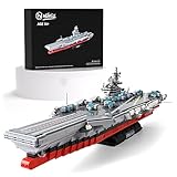Nifeliz Nimitz-Class Aircraft Carrier, Military Warship Building Model Toy with Technology Component