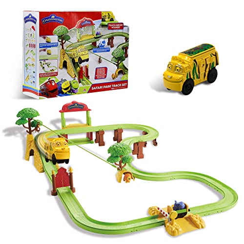 Chuggington Safari Park Track Set with Motorized T.A.G. (Touch and Go) Mtambo, Controlled Gate, 3.75