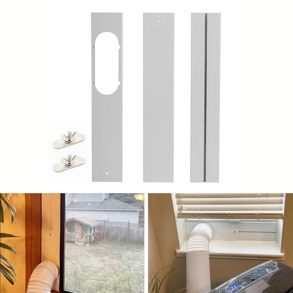 Matériau pour plaque coulissante de fenêtre pour climatiseur, installation facile (3 pièces)