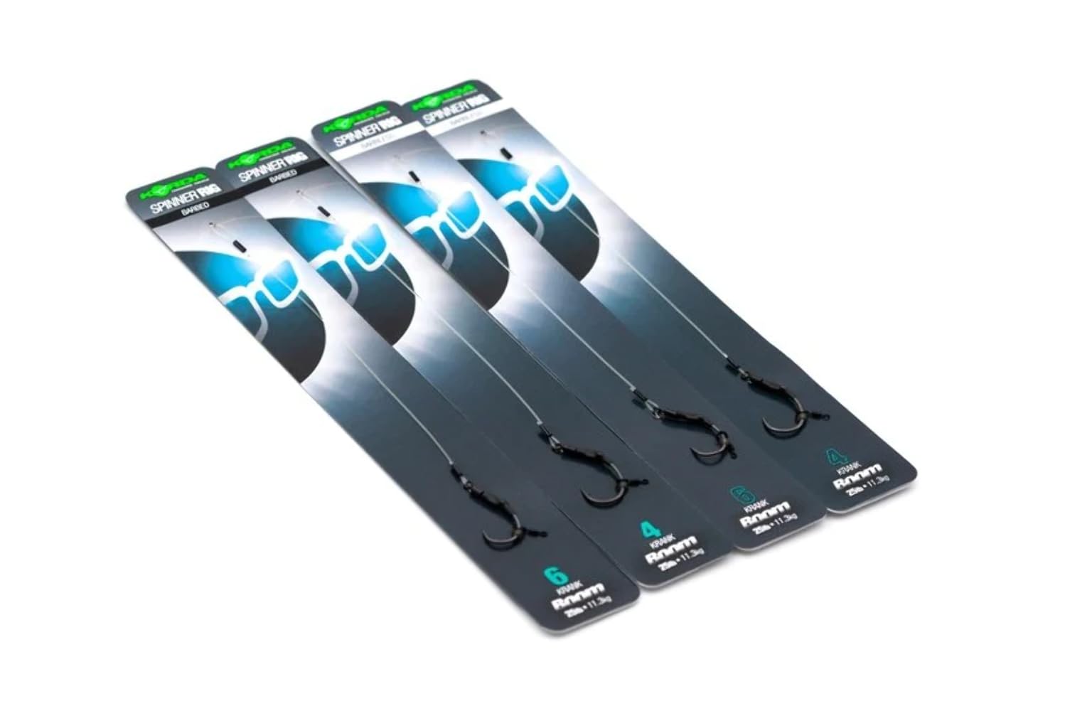 Korda Ready Tied Spinner Rig Krank - 6 - Barbless