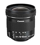 canon 10 18mm  Canon EF-S 10-18 f/4.5-5.6 IS STM, Ultra-Ancha, 14/11, 10-18 mm, EF-S, Negro