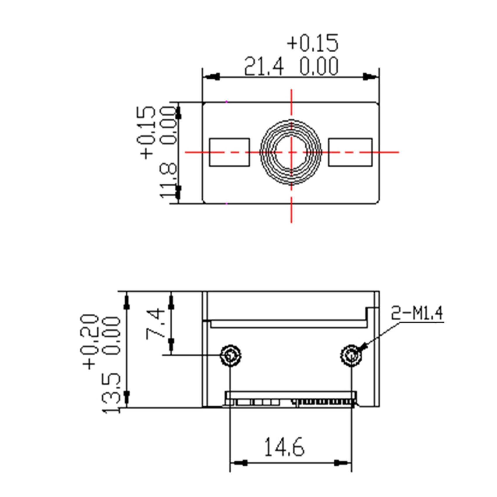 2 x przewodowy skaner kodów kreskowych USB GM65 1D 2D czytnik kodów kreskowych moduł czytnika kodów QR, brzęczyk CMOS do przypomnienia z kablem UART