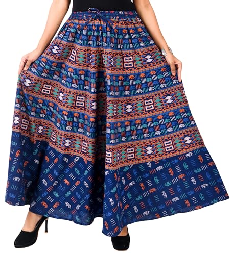 Image of Premium Cotton Skirt for Women with Pocket, Free Size