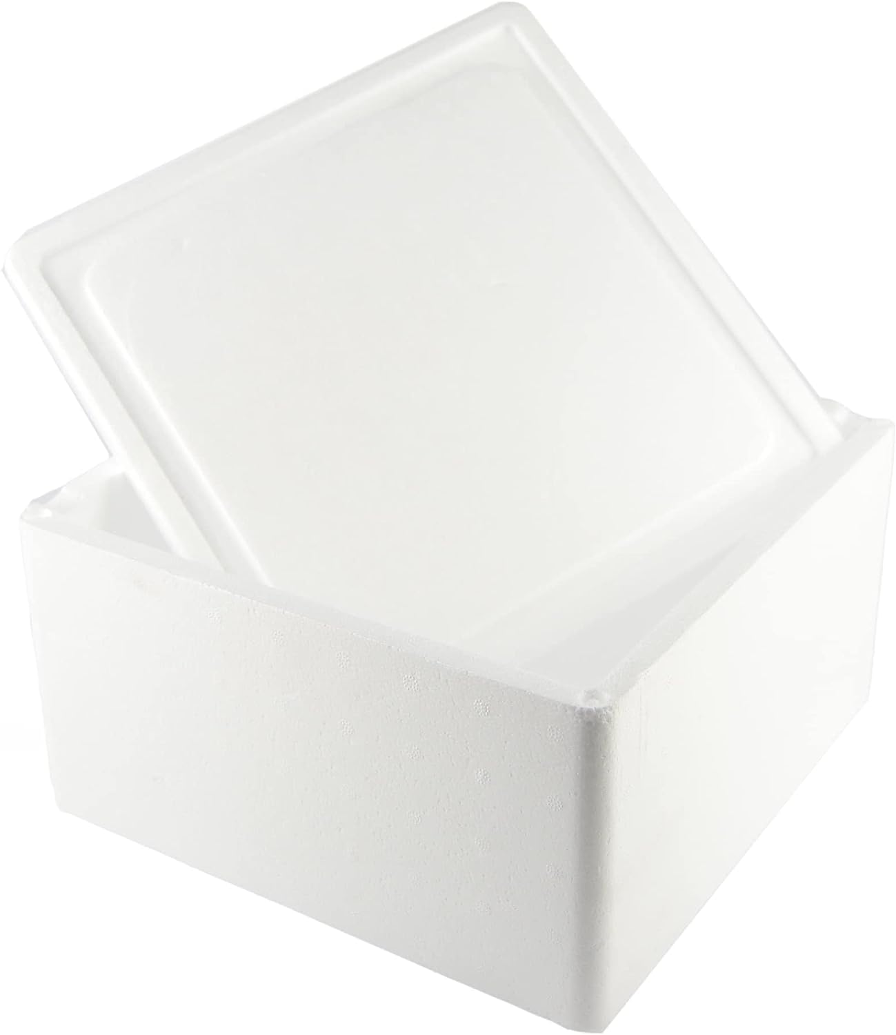 PZ 4 SCATOLA TERMICA BIANCA QUADRATA MISURE ESTERNE 35 X 35 CM+ COPERCHIO CASSA