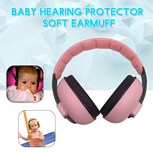 KKmoon Bebê Protetor Auditivo Earmuffs Macios para Crianças Infantil Redução de Ruído NRR 21dB Ajust