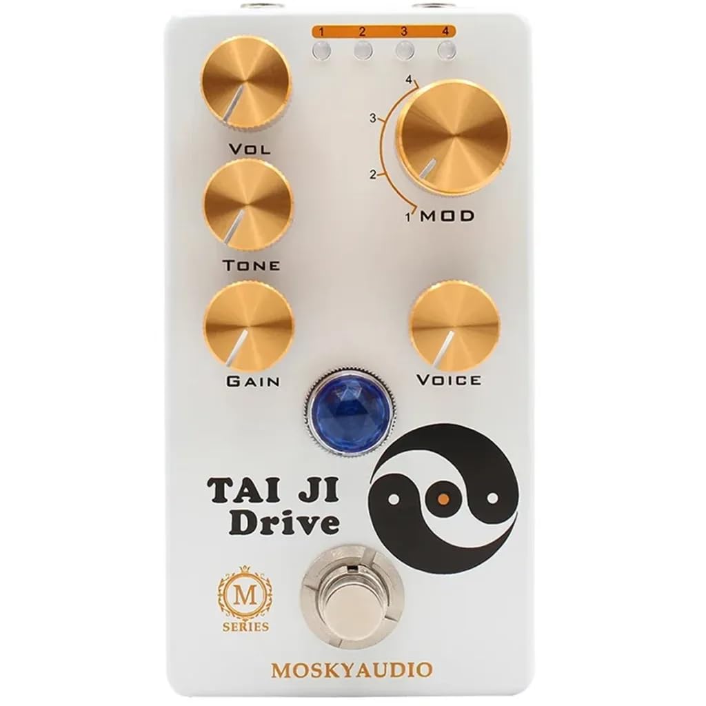 Mosky TAI JI - 4 mode "amp-in-a-box" Overdrive Pedal with true bypass