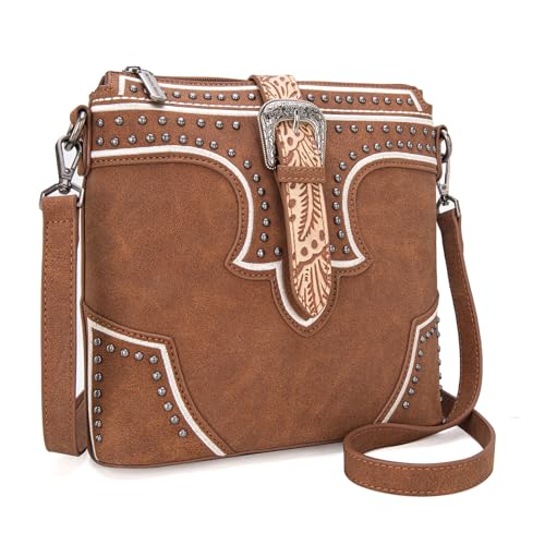 Image of Montana West Western Crossbody Bags for Women Embroidered Denim Collection Purses