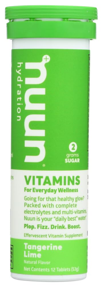 NuunVitamins: Tangerine Lime Daily Hydration Supplement (3 Tubes of 12 Tabs)3