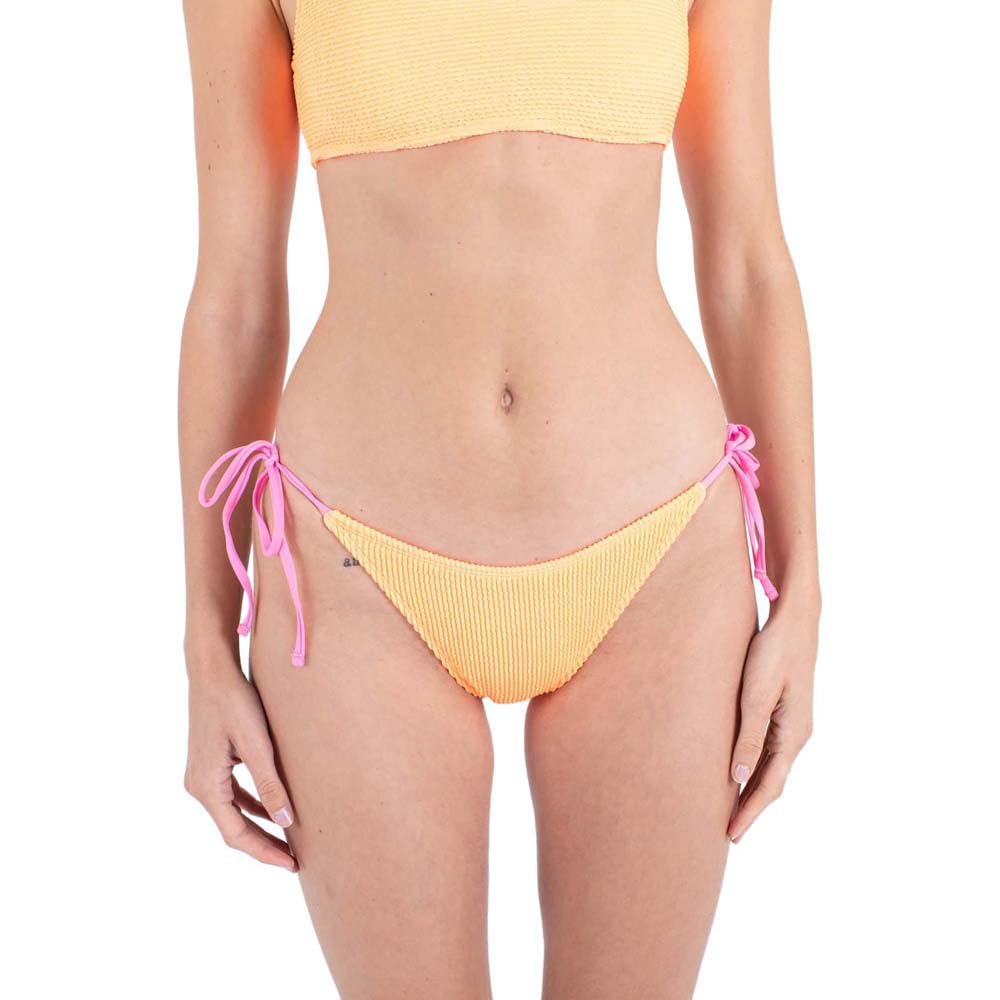 Bikini Bottom Women - Solid Scrunch Moderate Tie Side