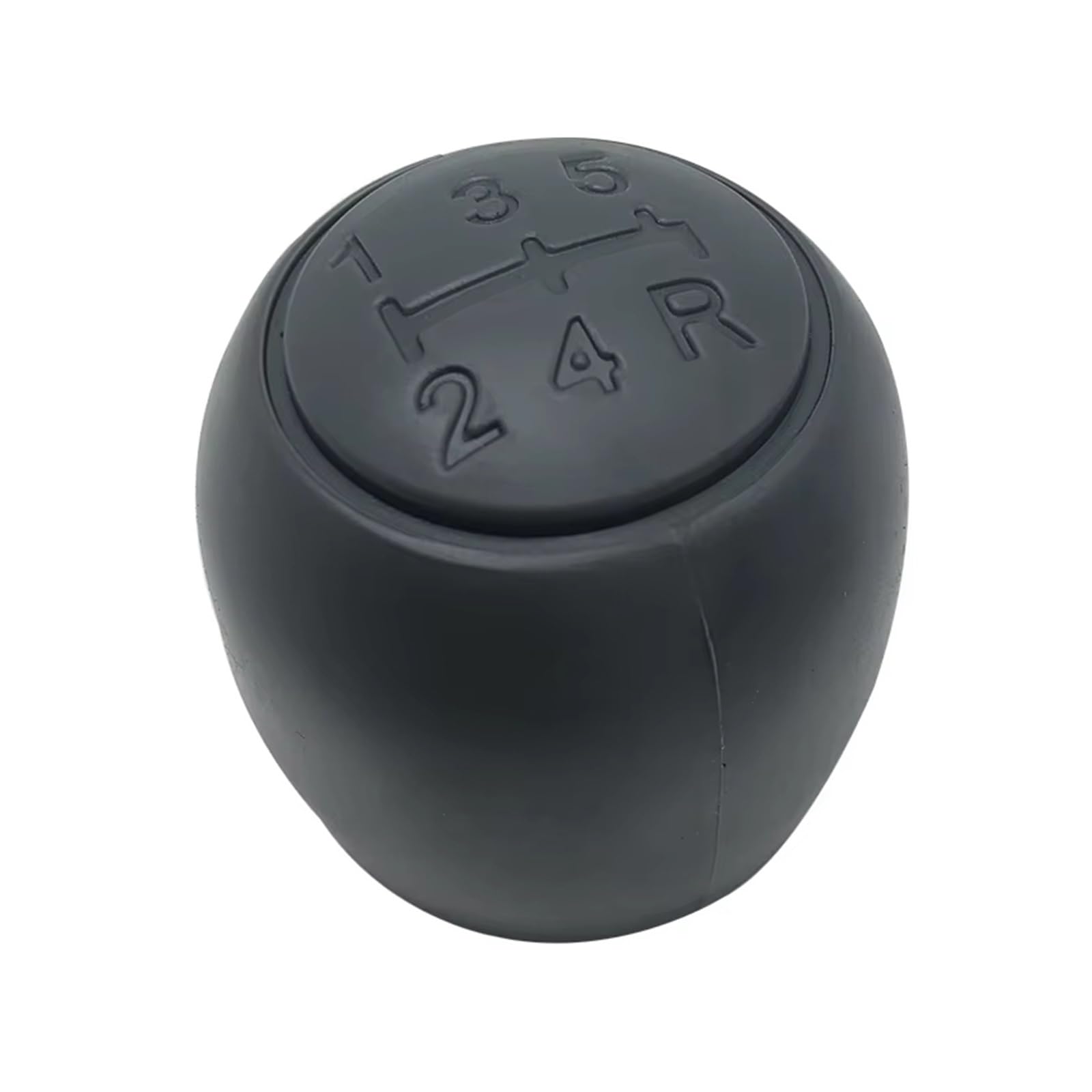 Axexnejv Black Gar Knob Shift Gear Lever Knob For Fiat For Panda 2003-2012 For 500 For 500C 2007-2013 Gear Shift Knob Lever Shifter Gaiter Boot Cover Collar Gear Shifter Knob Handle(Black Gar Knob)