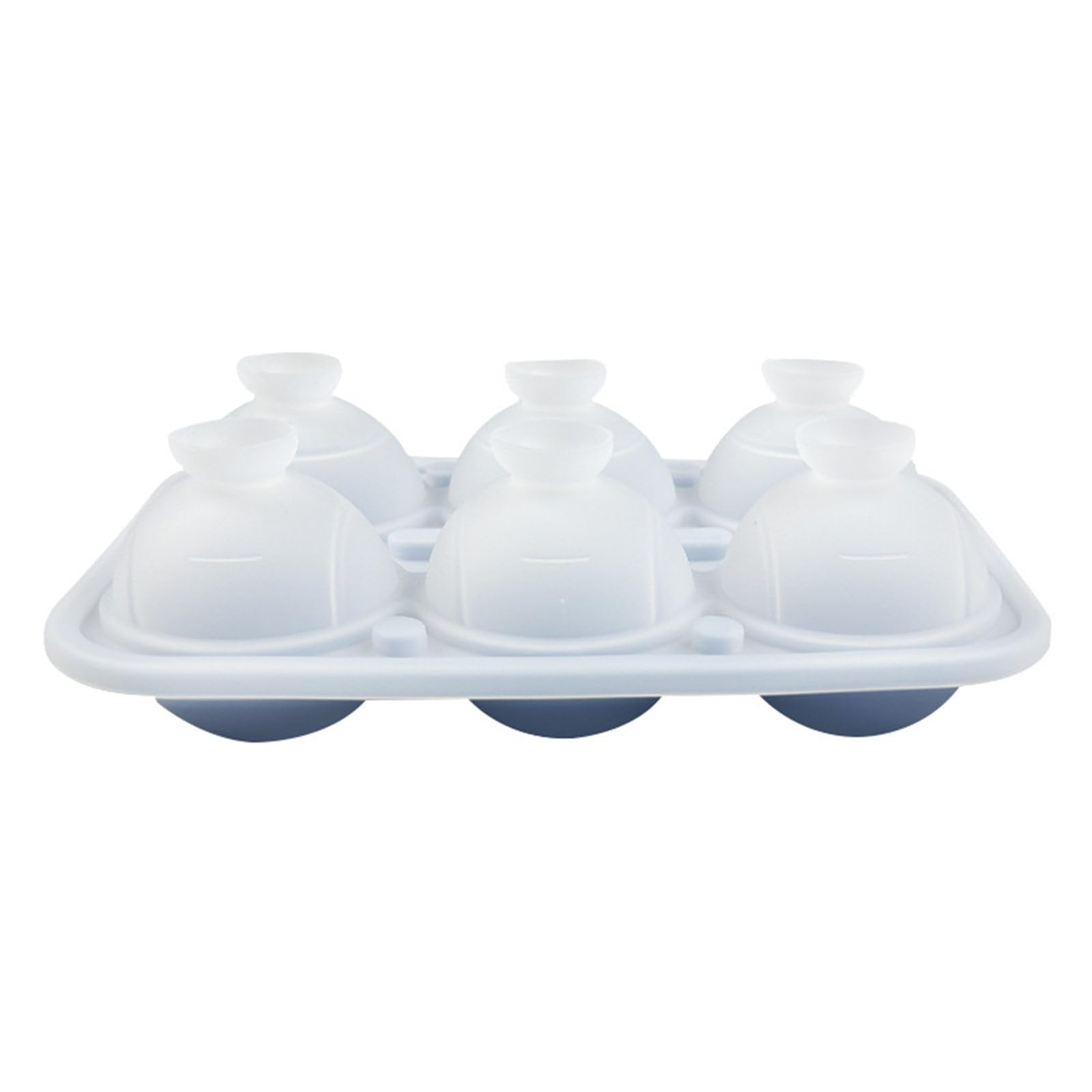 Xjdzineq Unique Tennis Shape Ice Maker Flexible Demolding Ideal for Innovative Cooking and Drink Enhancements Tennis Ice Molds