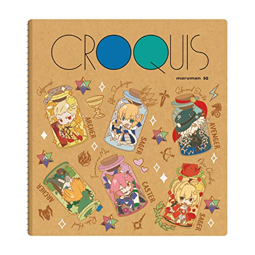 Fate/Grand Order croquis book character takes, pattern A