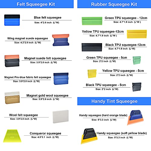 Reevaa Tool Waist Bag Kit, Window Tint Kit Vinyl Wrap Tool Kit Ppf Squeegee Kit For Car Film Wrapping, Window Tint Tools With Spray Bottle,Tint Squeegee,Rubber Squeegee,Magnet Micro Stick Squeegee #TOP3