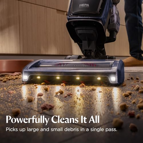 Image of Bissell Pet Hair Eraser DualBrush Upright Vacuum with Two Brush Rolls, DualBrush Self-Cleaning Technology, HEPA Sealed Allergen System, Bright FurFinder Headlights, Lift-Off Pod, 42943