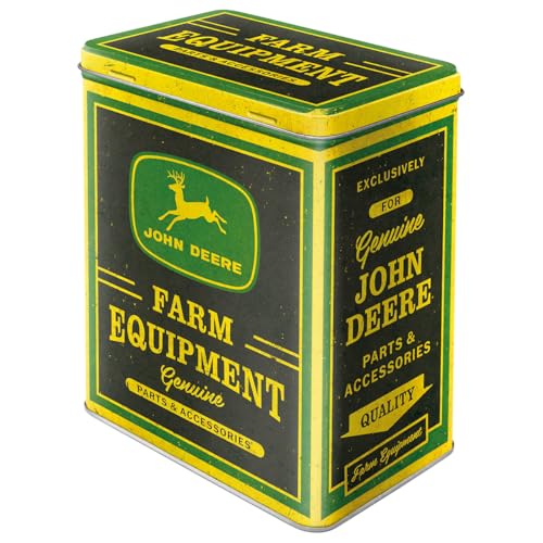 Nostalgic-Art Boîte de conservation rétro L, 3 l, John Deere – Genuine Farm Equipment – Idée cadeau pour fans des tracteurs, Official License Product (OLP),...