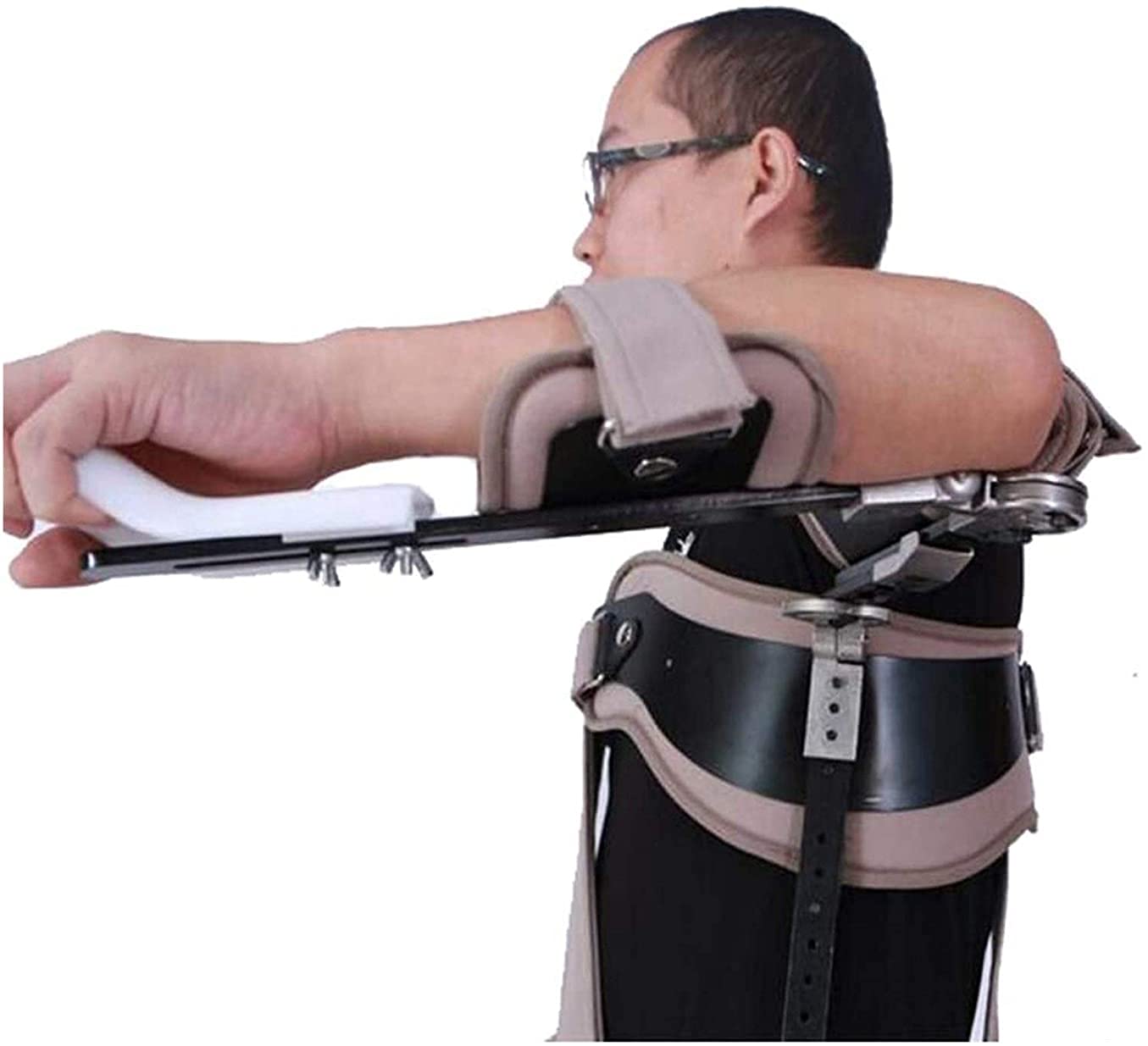 Cabestrillo de brazo médico Inmovilizador de hombro Soporte de manguito rotador Soporte de hombro izquierdo y derecho El inmovilizador brinda excelente soporte y abducción Post cirugía despu