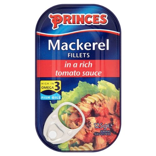 Mackerel Fillets in a Rich Tomato Sauce 125g (Pack of 10 x 125g)
