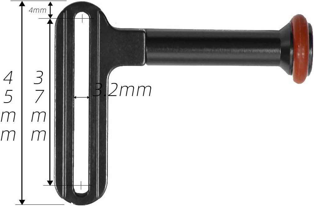 BGNing Aluminium Alloy Handheld Stabilizer Tray Bracket for Underwater Camera Housings (Shutter + Handle)