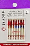 Sewing Machine Needles: Singer S4790 Universal Assorted, Fits Singer, Janome, Kenmore, Brother, Pfaff, Bernina, Elna, Toyota, Viking, Husqvarna, New-Home