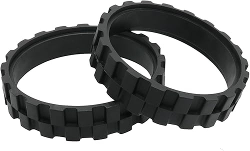 Miniatura 3 de 1 par de neumáticos Roomba de 0.59 pulgadas y 0.6 in para ruedas IROBOT Series 500, 600, 700, 800 y 900 antideslizantes, repuesto para todos los