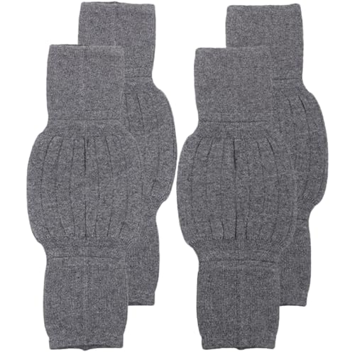 Beavorty 2 Pair Knee Braces Compression Sleeves Patella Stabilizer Warm Unisex Leg Pads for Walking Running Cycling