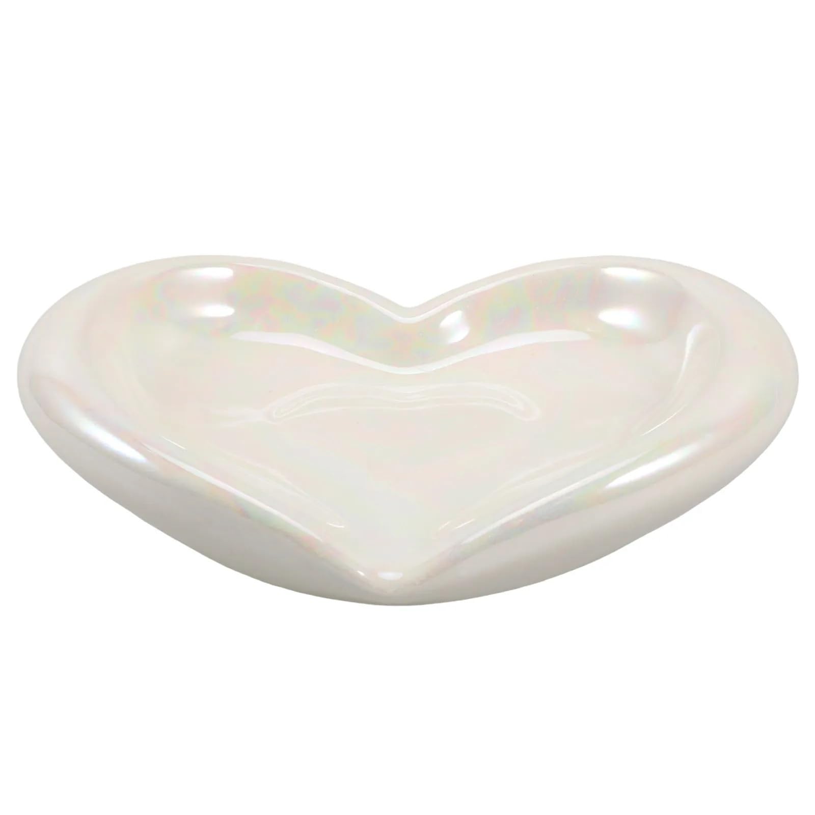 Jfnklfg One Color Ceramic Soap Dish Ceramic Heart Soap Dish With Drainage Function