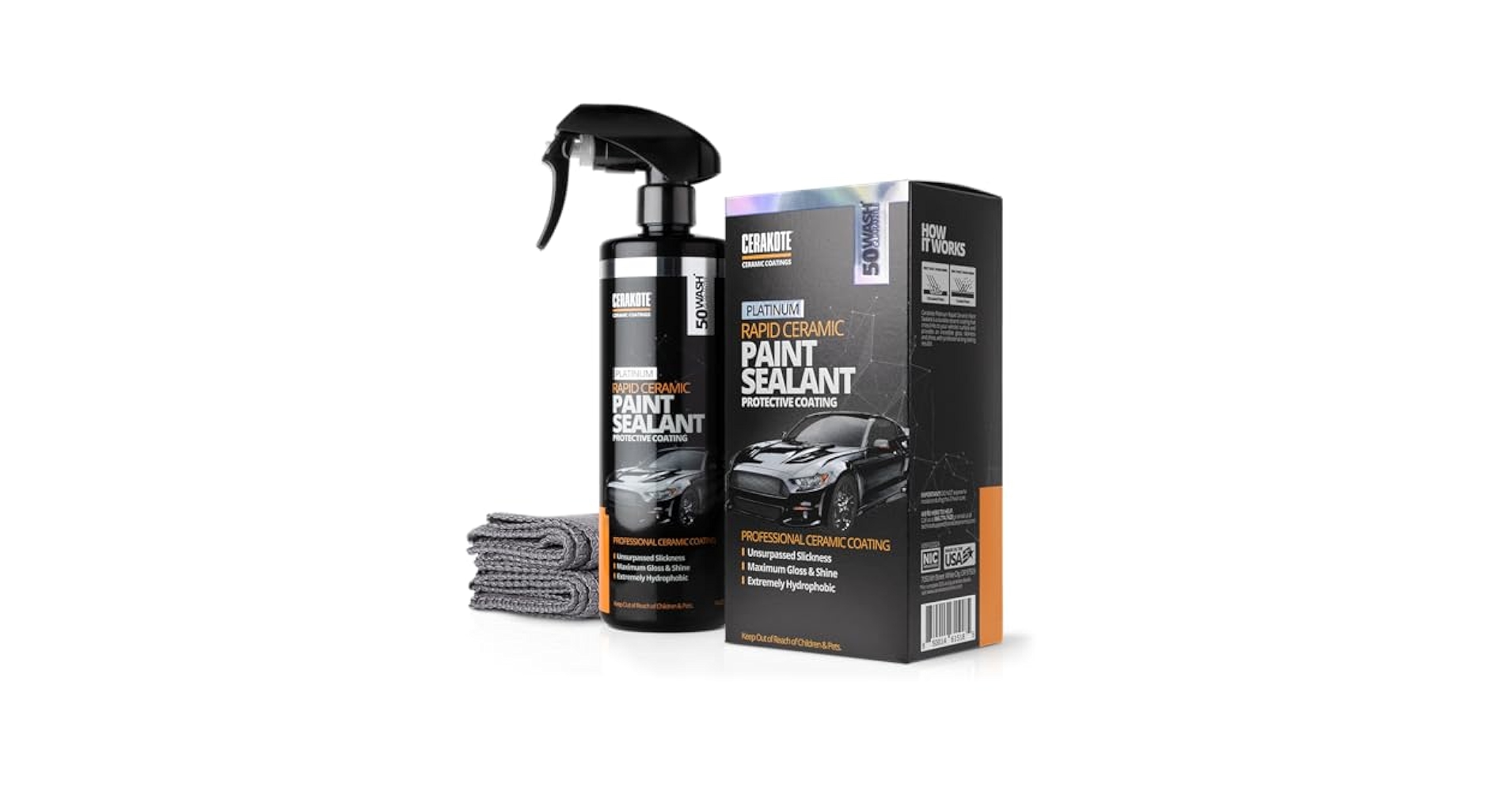 Sigillante Ceramico CERAKOTE - Protezione Vernice Auto, Brillantezza Massima E Effetto Idrorepellente
