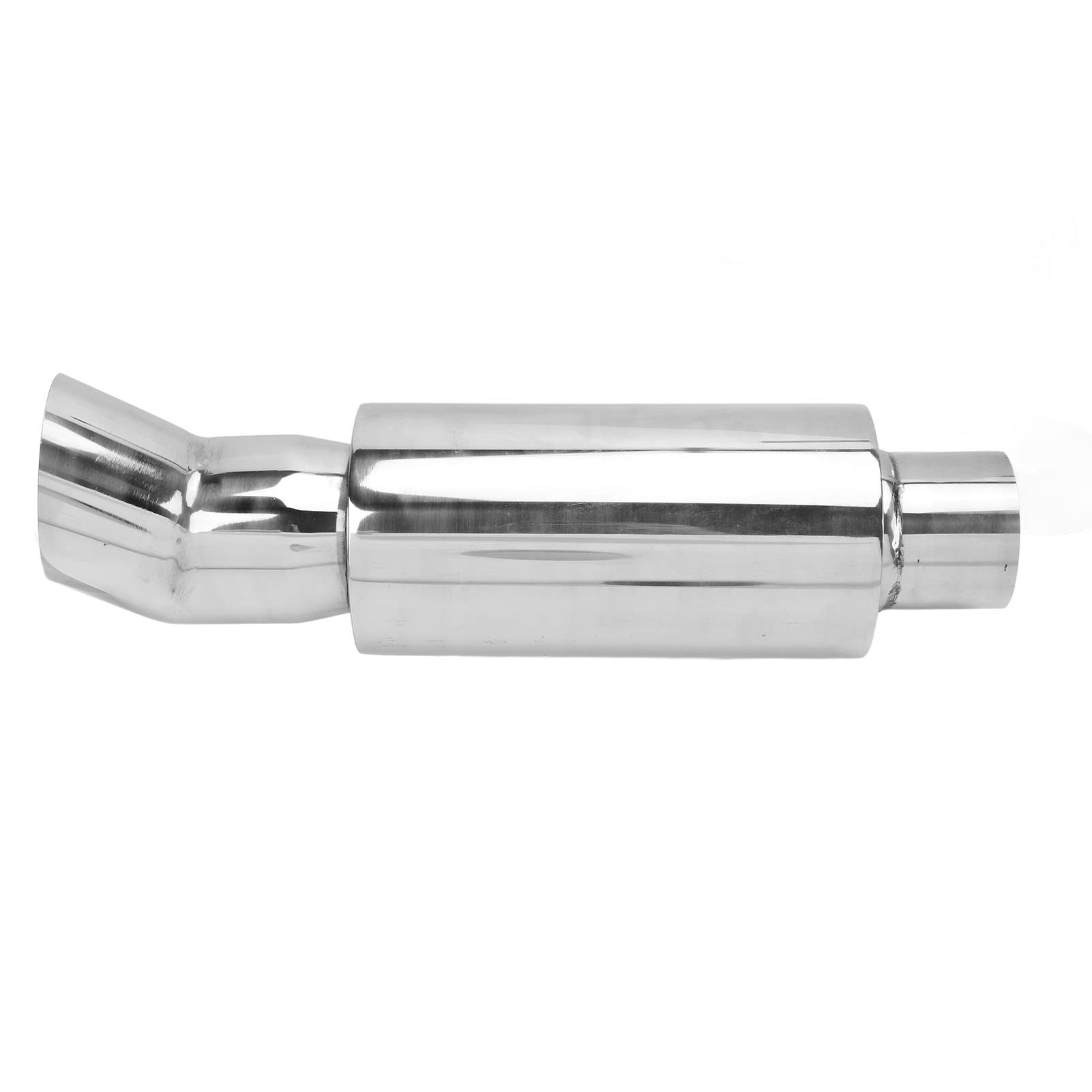 Tbest Silenciador de Escape 63mm Acero Inoxidable de Flujo Directo