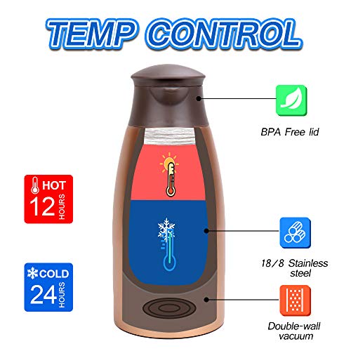 image for GearRoot 68oz Coffee Carafe Airpot Insulated Coffee Thermos Urn Stainl