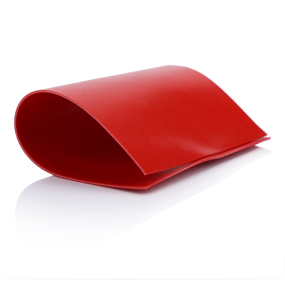 VGEBY1 Kayak Repair Patches, 3pcs Raft PVC Repair Tool Kit Waterproof Patches for Kayak Inflatable Raft(Red)