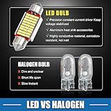 X AUTOHAUX LED Festoon Light White 36mm 6411 C5W 27SMD 3014 Chipset(Set of 2) - Image 6