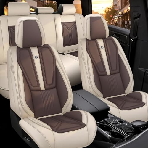 Image of Custom Car Seat Cover for Jeep Gladiator 2020-2026,Easy install,Beige Brown