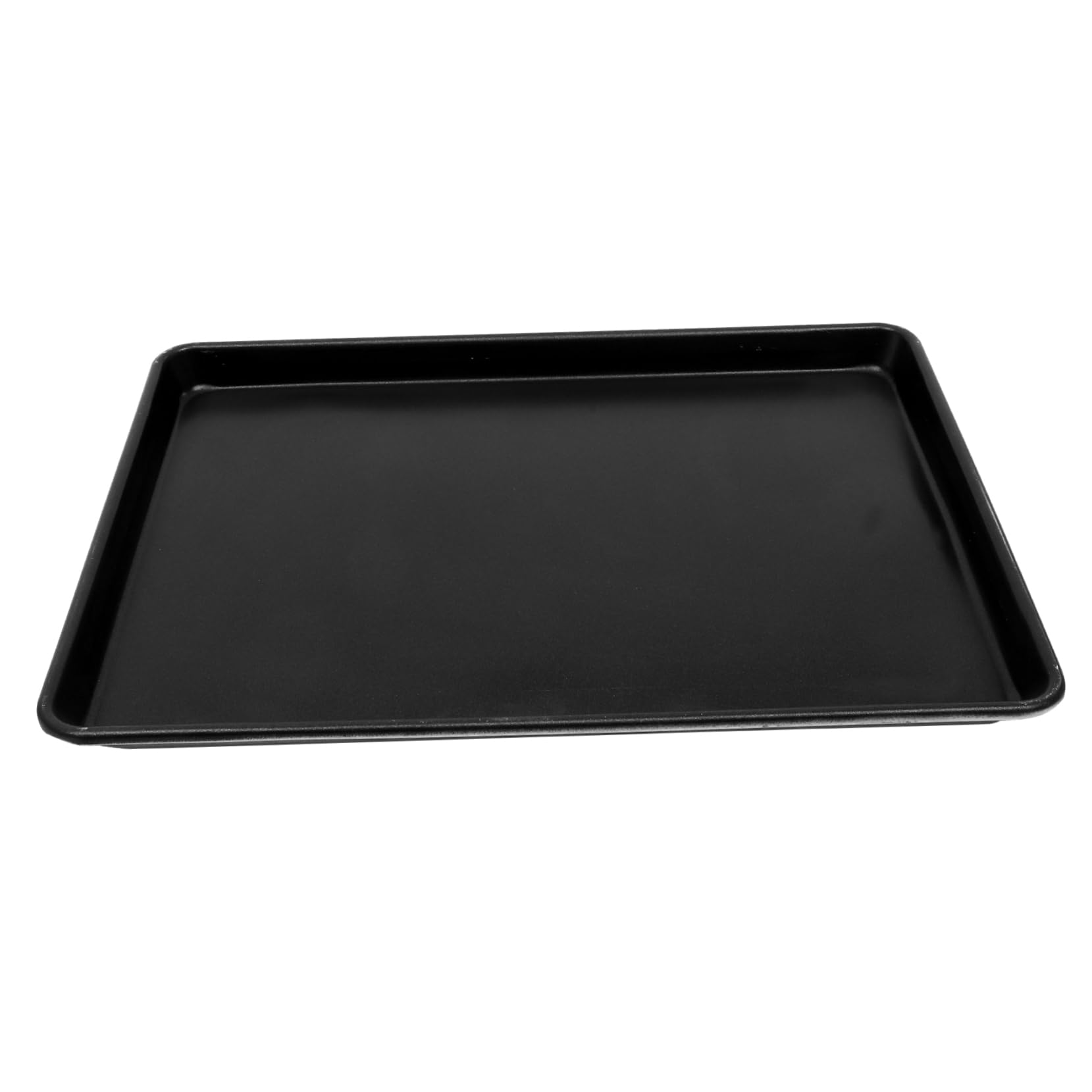 IMIKEYA Backblech in Schwarz aus Aluminiumlegierung Rechteckig Antihaftbeschichtet Leicht zu Reinigen zum Backen von Brot und Keksen