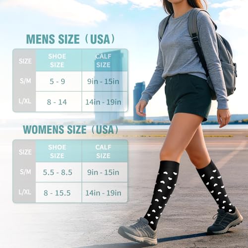 Image of Copper Compression Socks for Women & Men (6 pairs) - Best Support for Nurses, Running, Hiking, Recovery
