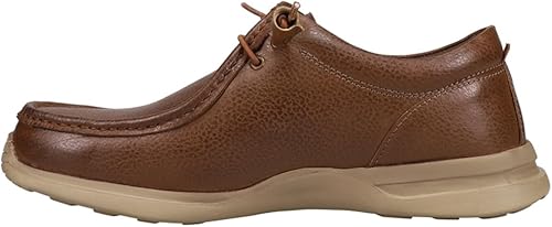 Miniatura 3 de Roper Zapatos casuales Chillin Low de cuero marrón con cordones para hombre Marrón 10 D, Marrón, 10