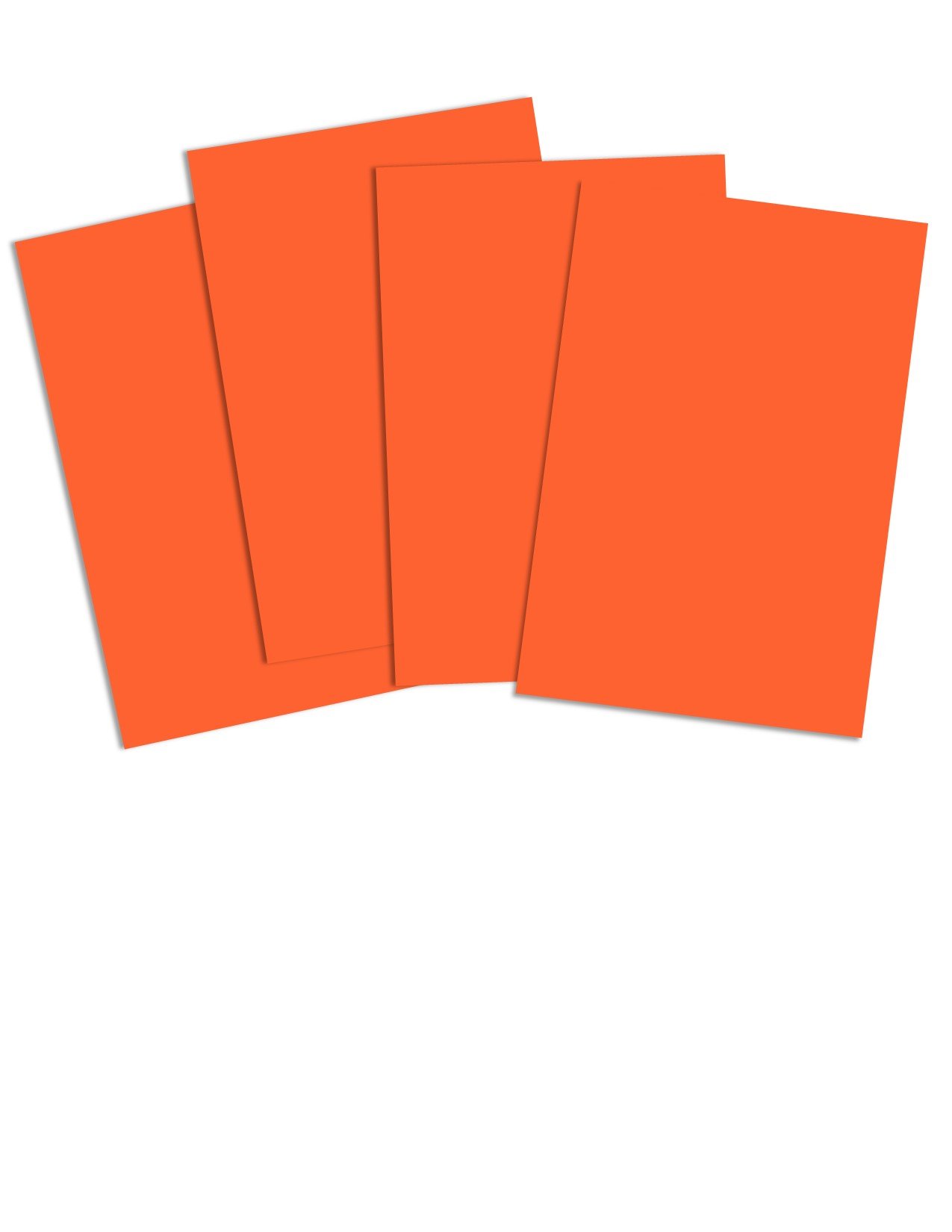 House of Card & Paper A4 160 GSM Card - Orange (Pack of 100 Sheets), HCP291
