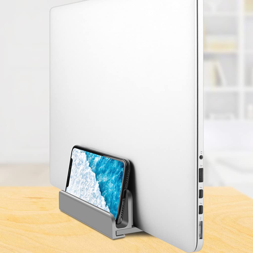 Supporto per computer portatile in lega di alluminio Supporto Dock regolabile Staffa di raffreddamento verticale Supporto per notebook desktop multi-slot Supporto per notebook verticale