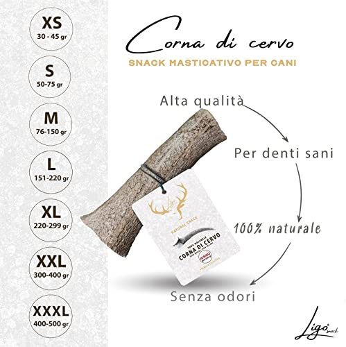 Ligo Corna di Cervo per Cani 100% Naturale