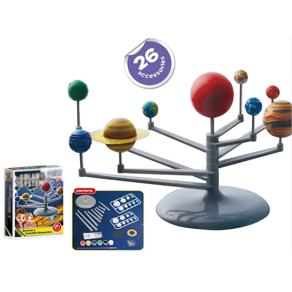 Buy MasYosh DIY Solar System Model Kit with Paint and Brush , 9 Major for