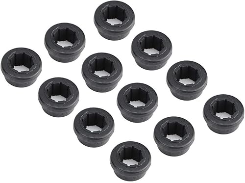 Miniatura 6 de Qii lu - Buje de inclinación trasero, 12 piezas de brazo de control inferior trasero bujes de inclinación para Skunk2 EG EK DC