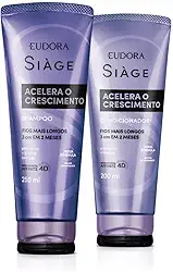 Eudora Kit Siàge Acelera o Crescimento: Shampoo 250ml + Condicionador 200ml