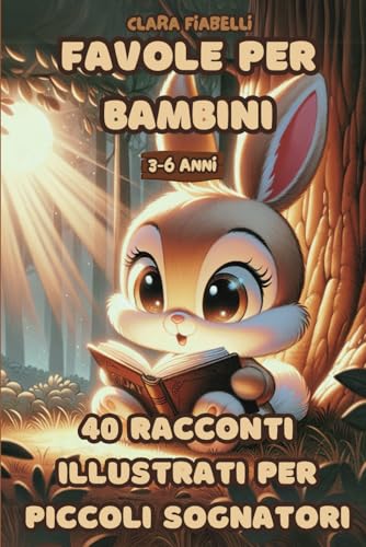 Favole per bambini 3-6 anni: 40 racconti illustrati per piccoli sognatori