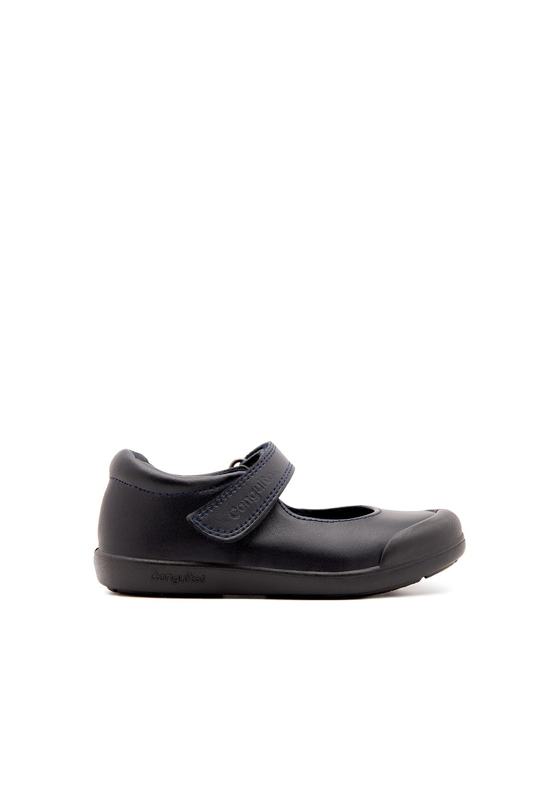 Conguitos - Colegiales Piel Lavable De Niña para Niña (Azul/Talla 34)