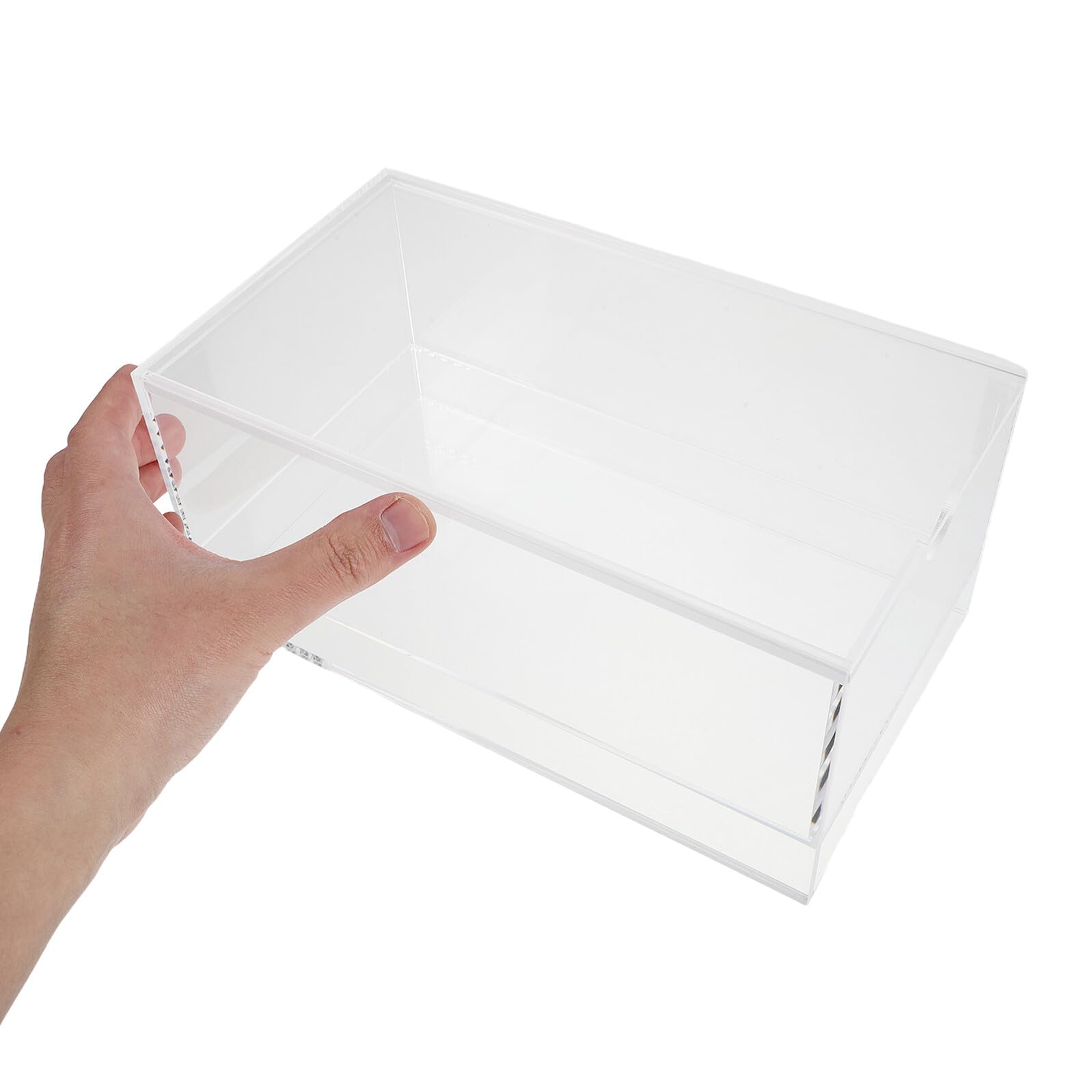 TOYANDONA Transparent Mahjong Tile Storage Box z Akrylu Komory Płytki i Karty Do Gry Przezroczysty Organizator Do Mahjonga Idealny Spotkania