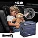AAOBOSI Kompressor Kühlbox 54 L, Kühlbox Auto mit Dual Zone bis -20 °C, Kühlbox 12v 230v Tragbar mit App-Steuerung für Camping, LKW, Boot, Reisemobil, Touch-Steuerung, Anti-Shake