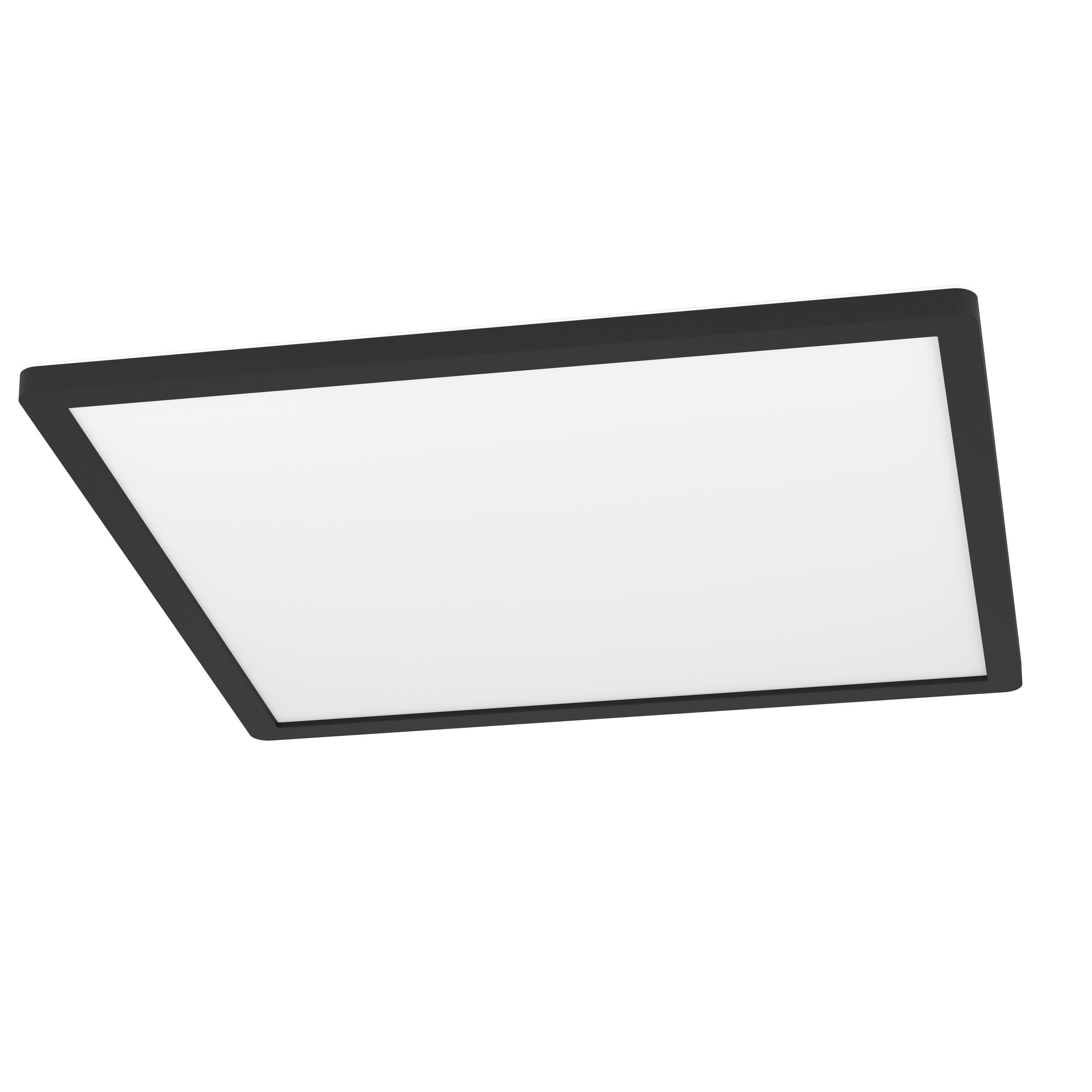 Eglo Connect.z Smart Home LED Ceiling Light Rovito-Z, 16.5 inches, Lighting with app and Voice Control Alexa, White tunable Lights (Warm - Cool White), RGB Backlight, dimmable, Black