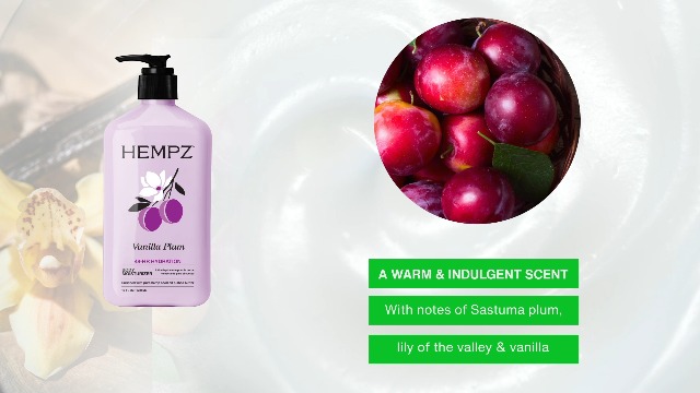 Amazon.com : Hempz Limited Edition Vanilla Plum Hydrating Body