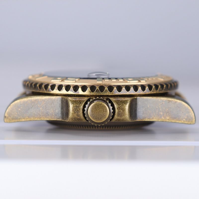 40mm Edelstahl Uhrengehäuse mit Geprägte Lünetten Einlage, Passend für Miyota 8215 Werk 28,5mm Zifferblatt, Uhren Modifizierung Kit für Rolex Yacht-Master
